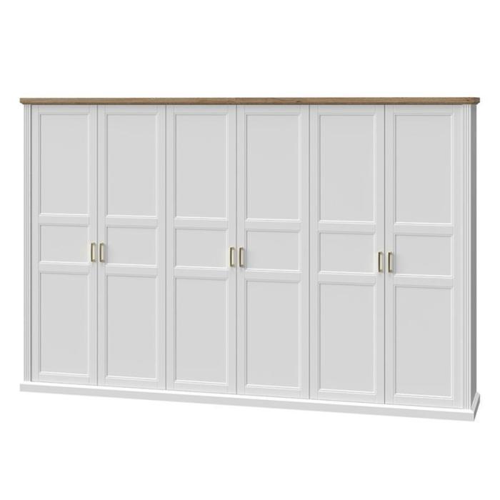 Szafa 6d Tara p6/ta white/pacific walnut