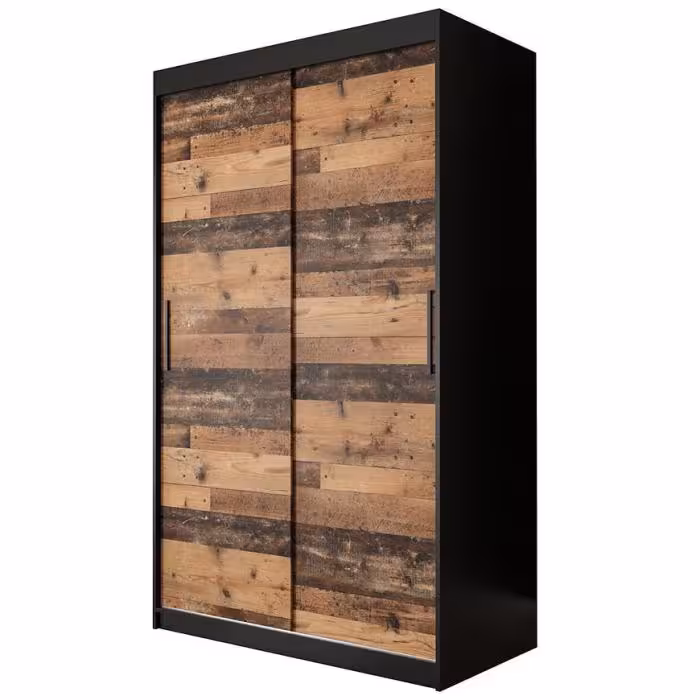 Szafa Old Wood T 120 Czarny/Old Style