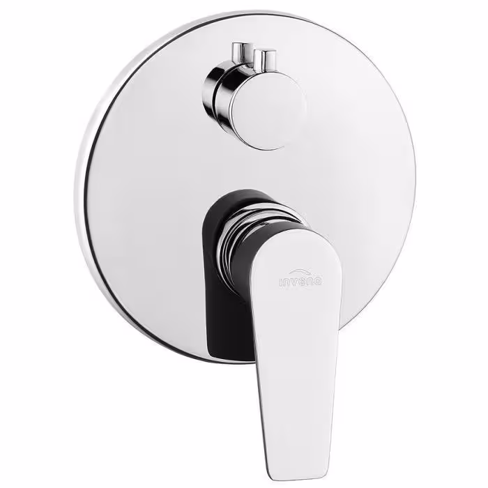 Bateria natryskowa podtynkowa Dokos BP-19-GO2 2F grafit/chrom okrągła