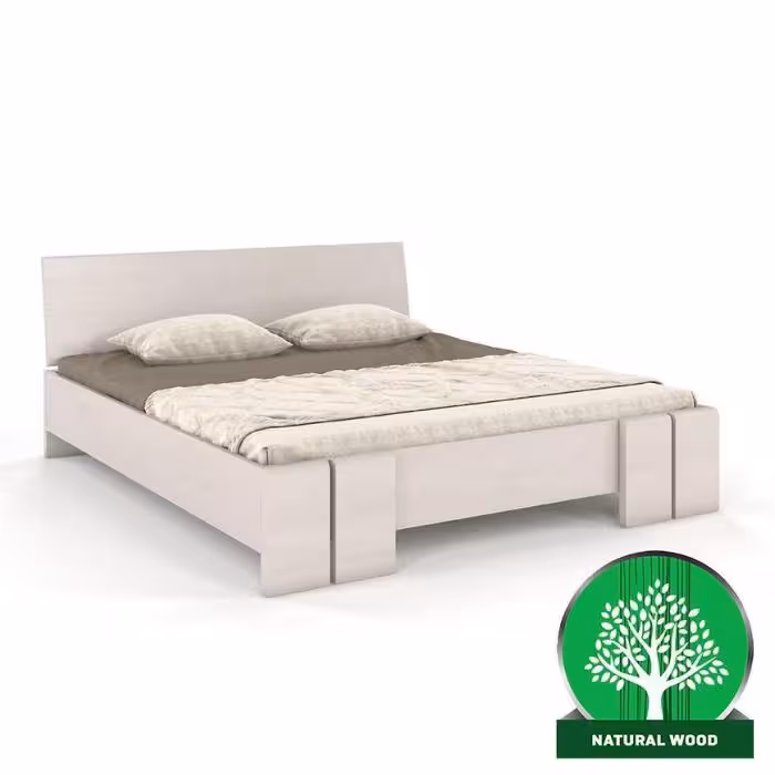 Łóżko sosnowe Skandica Vestre maxi 160X200 biały