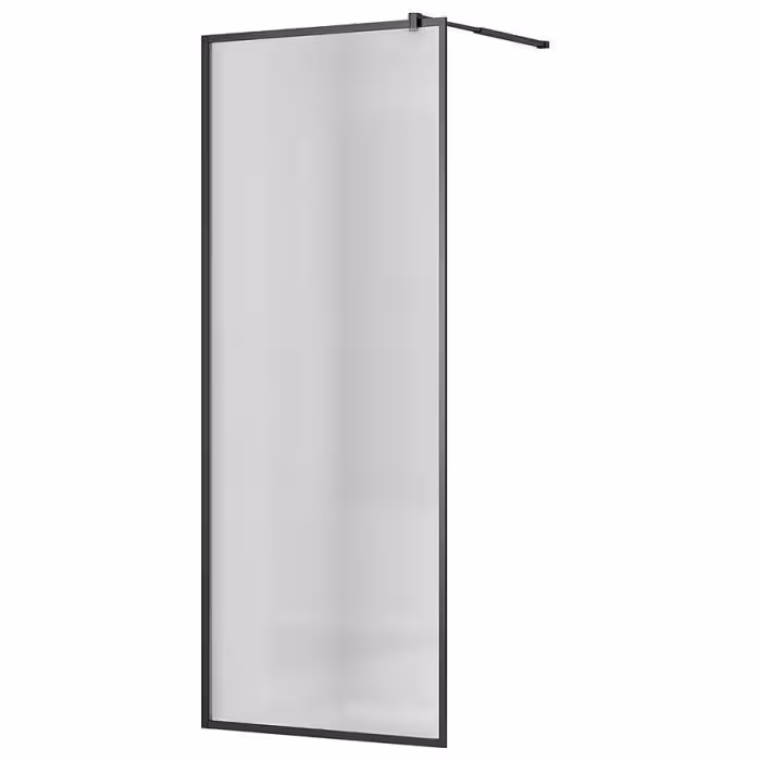 Ścianka Walk-in Blur 120x195 black
