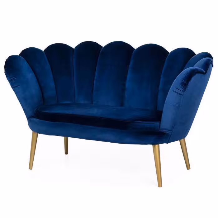 Sofa Tristan Bluvel 86/złote