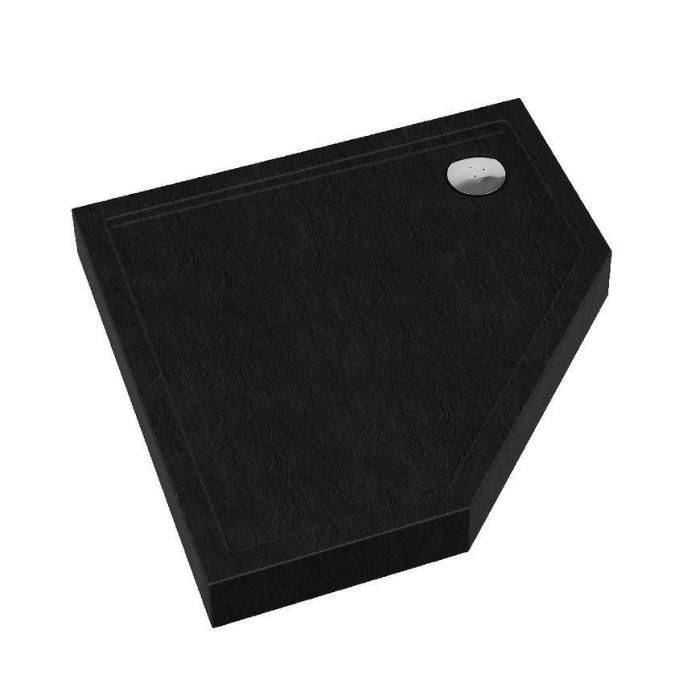 Brodzik pięciokątny Espera Plus Aqm2698cst 90x90x12 czarny