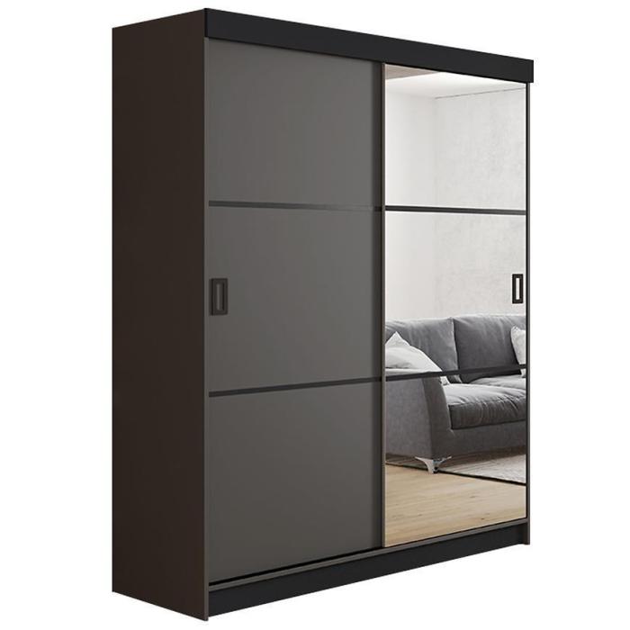Szafa Retro 138 3L grafit / front grafit
