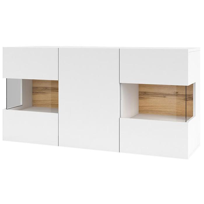Komoda 3d Ava 25 biały/wotan