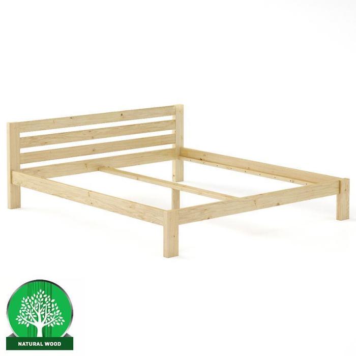 Łóżko Sosna LK105–180x200 surowy