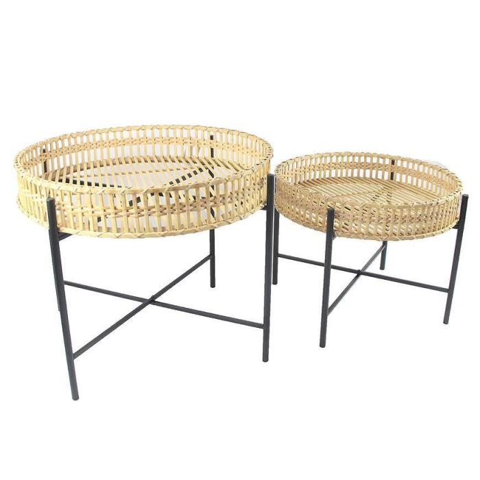 Stolik kawowy BOHO BAMBOO 60