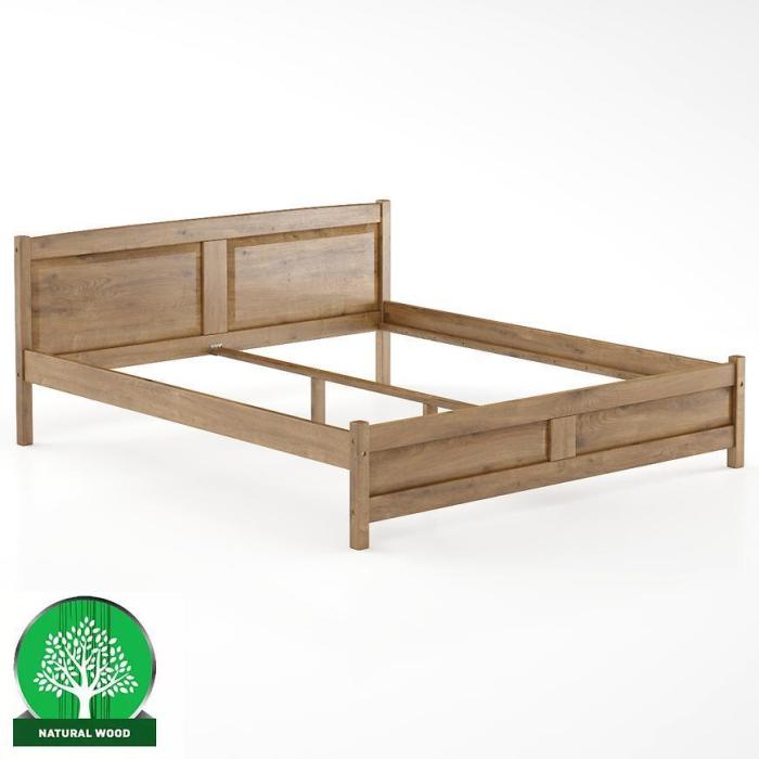 Łóżko Sosna LK104–180x200 dąb