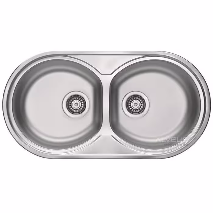 Zlewozmywak stalowy dwukomorowy Ring 50 832x437