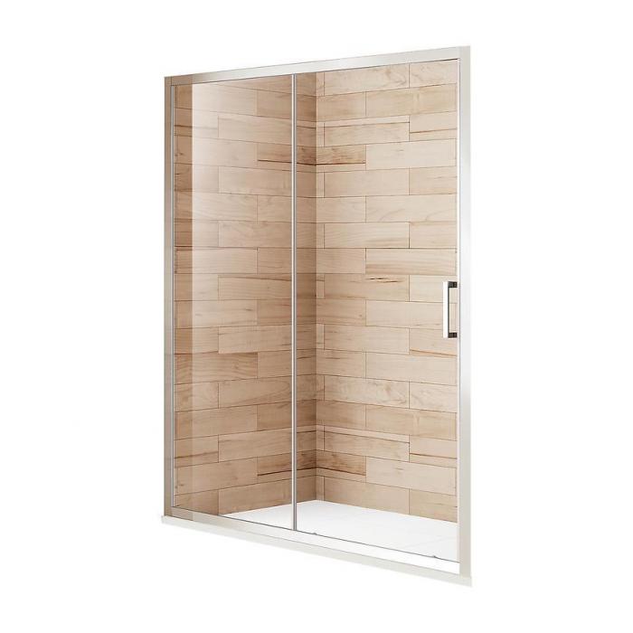 Drzwi prysznicowe Patio 140x195 czyste chrom