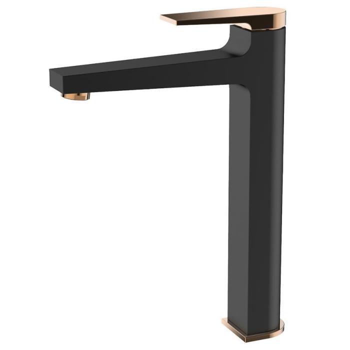 Bateria Umywalkowa Wysoka Midnight Black/ Gold Rose