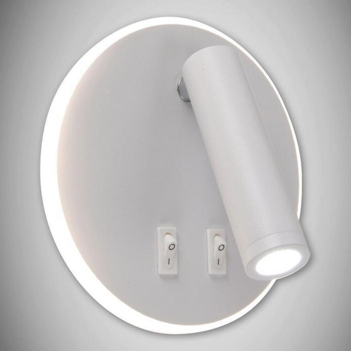 Kinkiet Otello LED C 6W+3W white 03722 K1