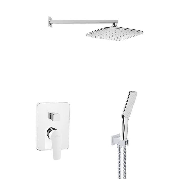 Zestaw podtynkowy Dokos BS-19-BK2 biały chrom
