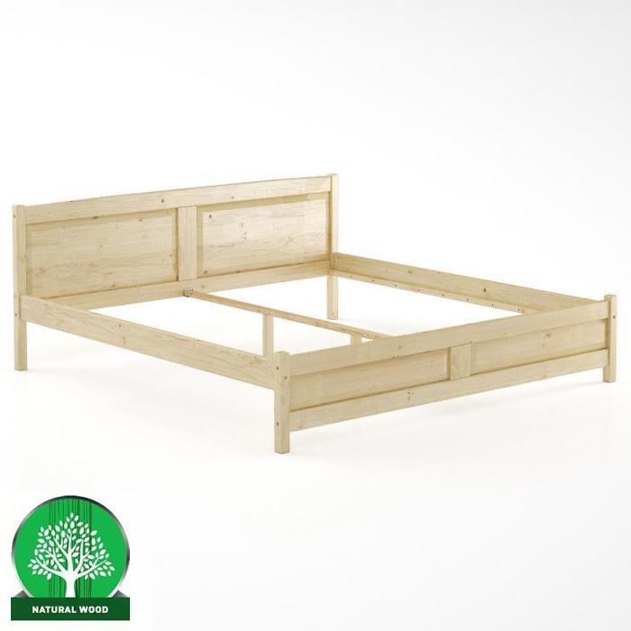 Łóżko Sosna LK104–200x200 surowy