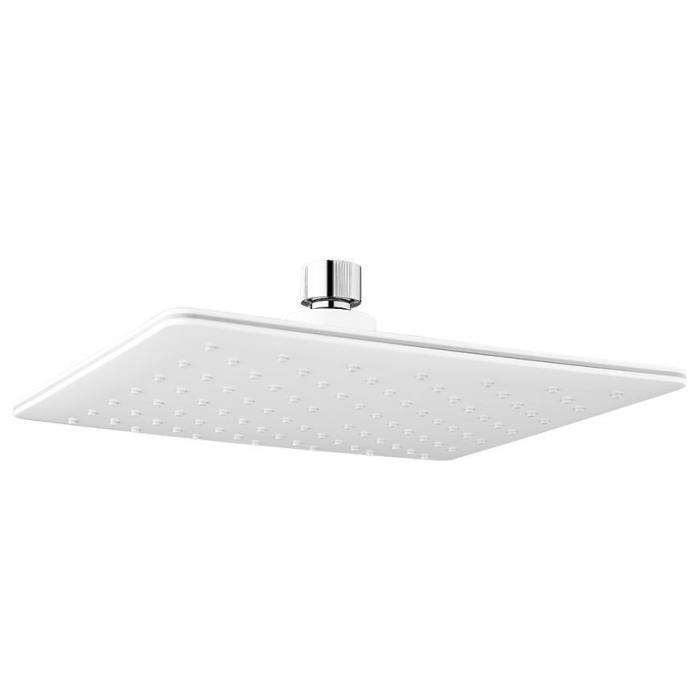 Deszczownica kwadratowa Mito biała 25 cm