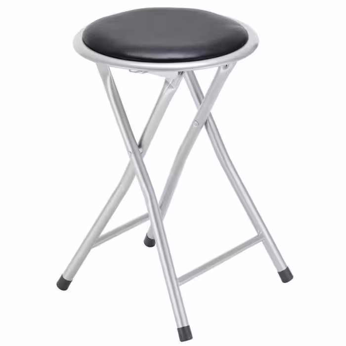 Taboret składany Alto Silver czarny