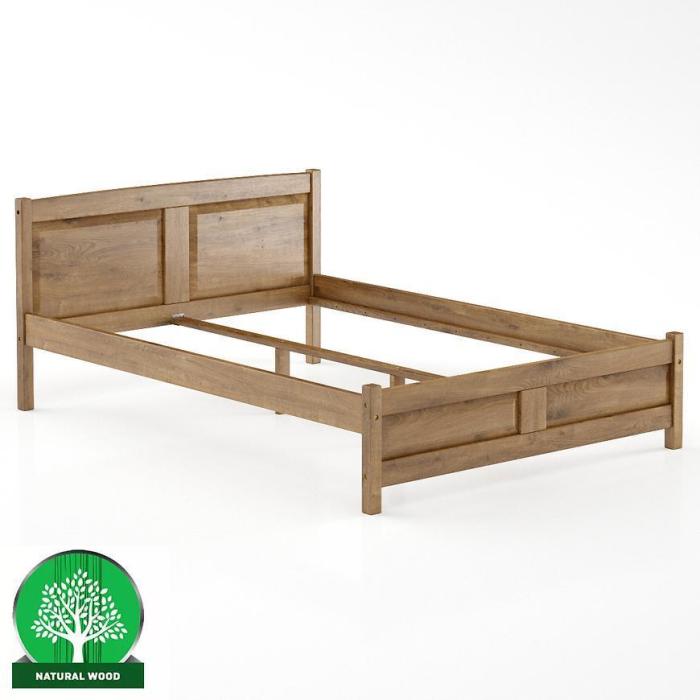 Łóżko Sosna LK104–140x200 dąb