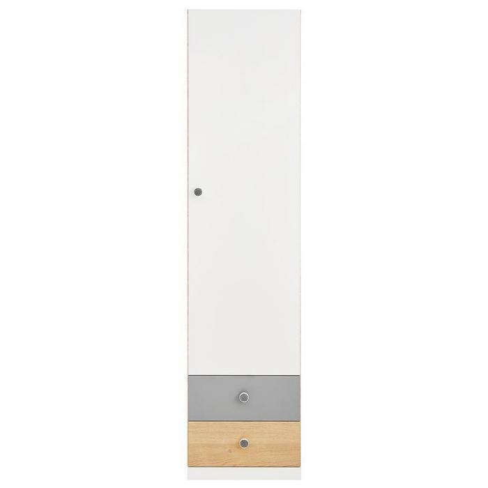 Szafka Pixel 1D PX4 Dąb biszkoptowy/biały lux/szary