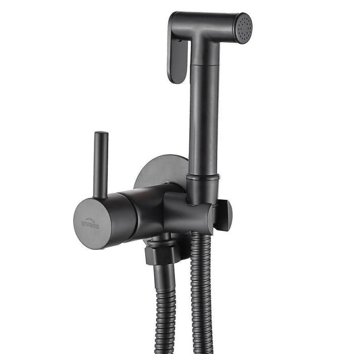 Bateria bidetowa podtynkowa BP-00-B04 czarna