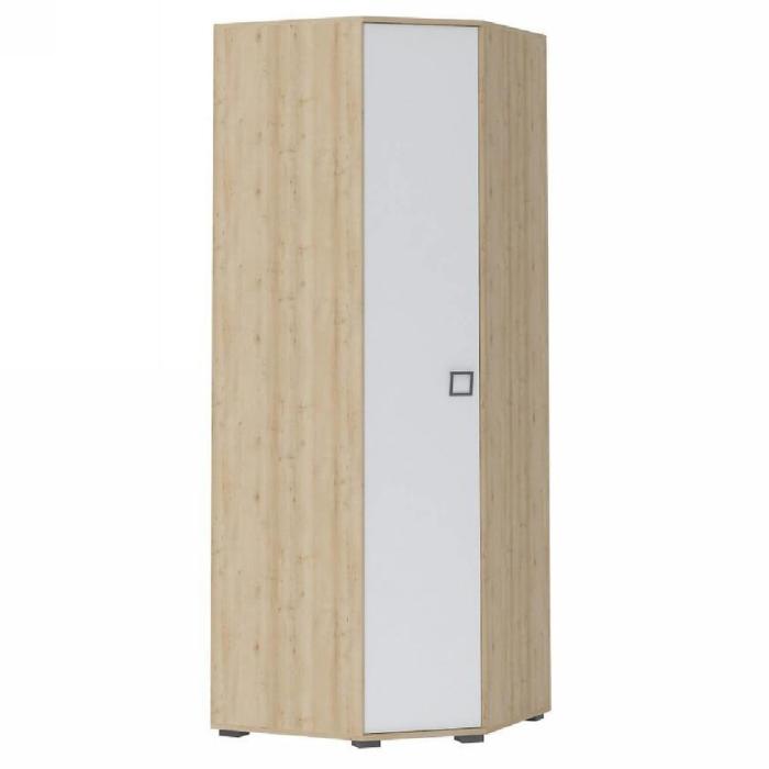 Szafa narożna 3D3S Kiki PUG-BK/KI-15 beech/white