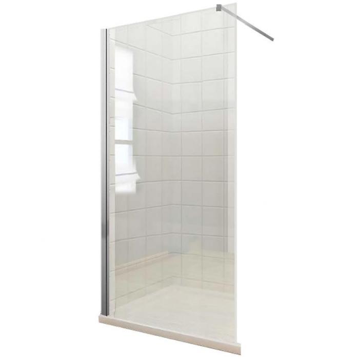 Ścianka WALK-IN Soft 120x195 profil chrom