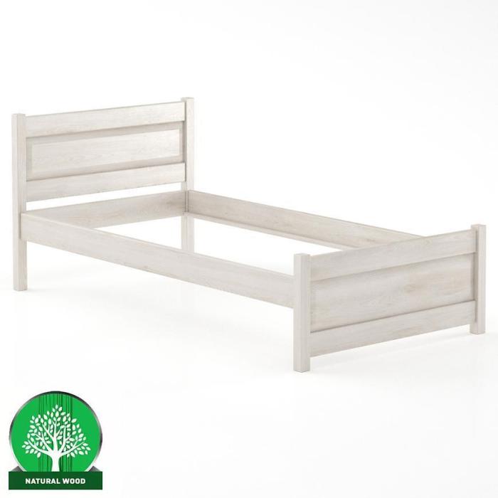 Łóżko Buk LK120–100x200 bielony