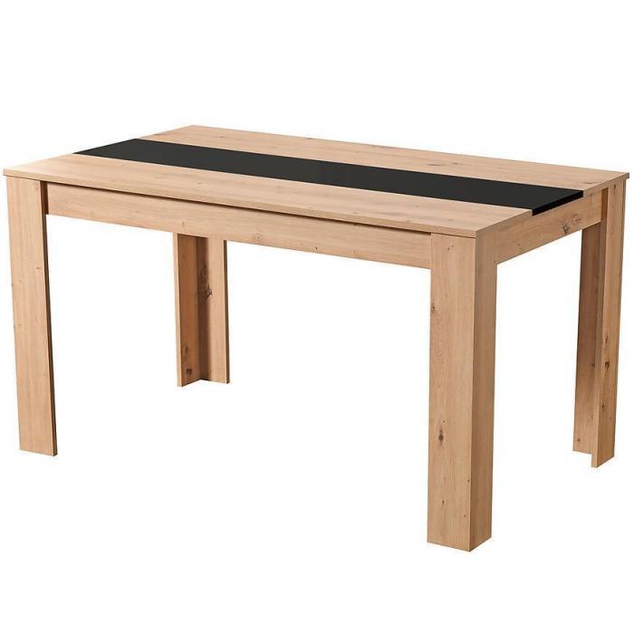 Stół Domus dąb artisan/czarny