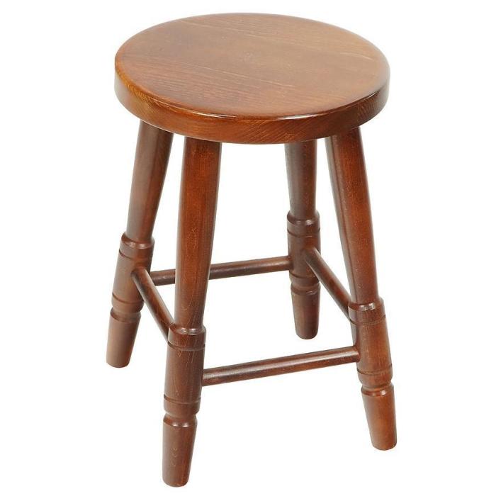 Taboret Okrągły 689 Kasztan