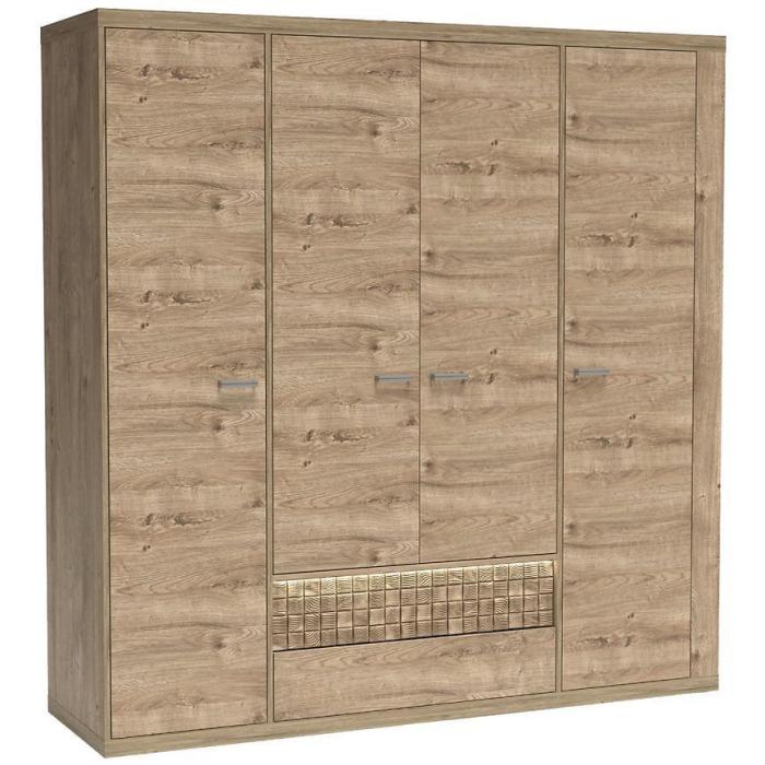 Szafa Natural N-3 4D kratka Ribbeck