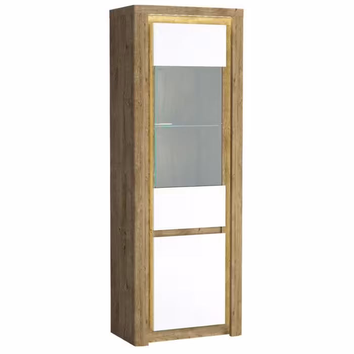 Witryna Livinio L4 Ribbeck/biały połysk