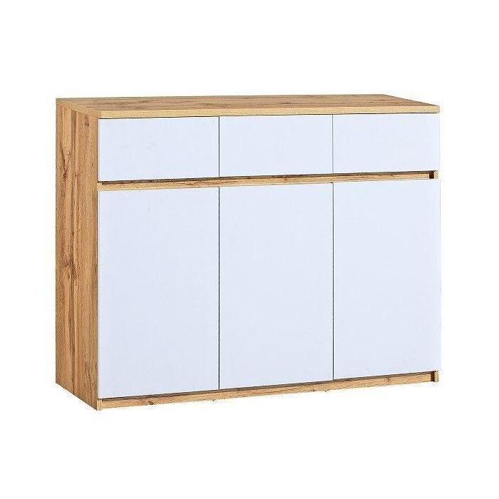 Komoda Rino 06 biały/dąb