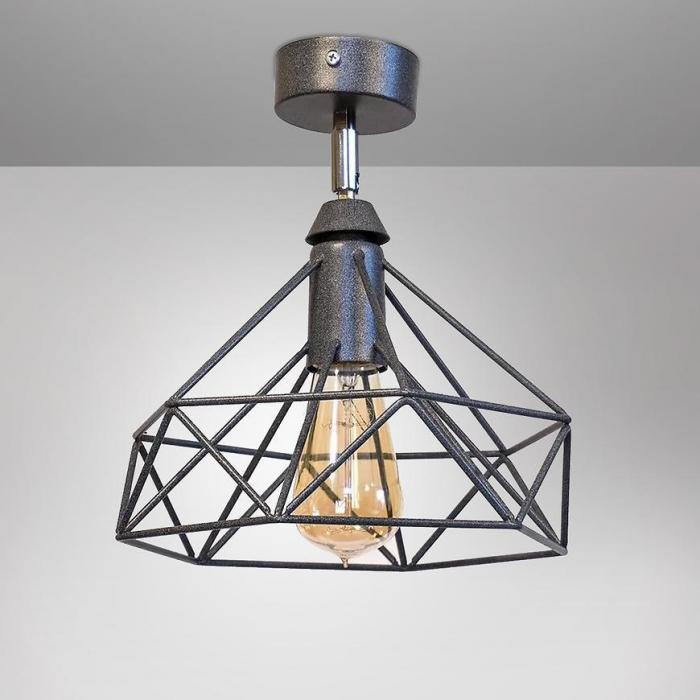 Lampa Szach 2710/Z-B-1 czarna LW1