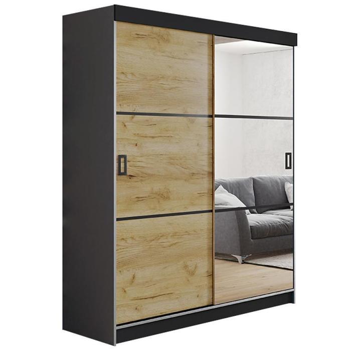 Szafa Retro 138 3L grafit / front craft