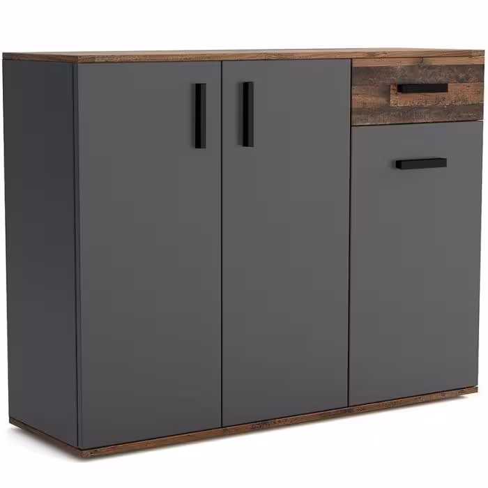 Komoda Justus 07 Anthracite/Old Style