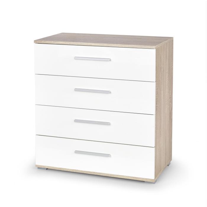 Komoda Lila KM-3 dąb sonoma /biały