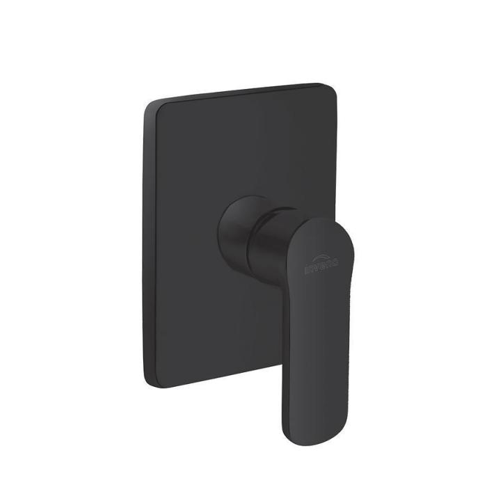 Bateria natryskowa podtynkowa Siros czarna BP-90-4K1 1F