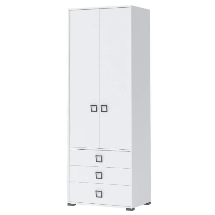 Szafa 2D3S Kiki P23-BE/KI-15 white/white