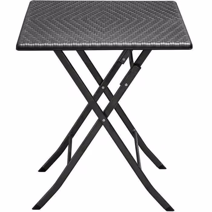 Stolik składany kwadratowy 62cm czarny