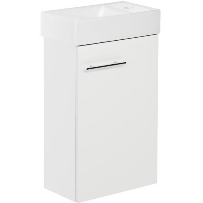 Zestaw szafka z umywalką  Smart D40 1D0S L1406 biały