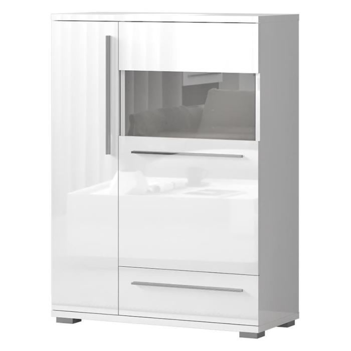 Witryna Piano V90-2KS1F/PN-70/KA/70 crystal white