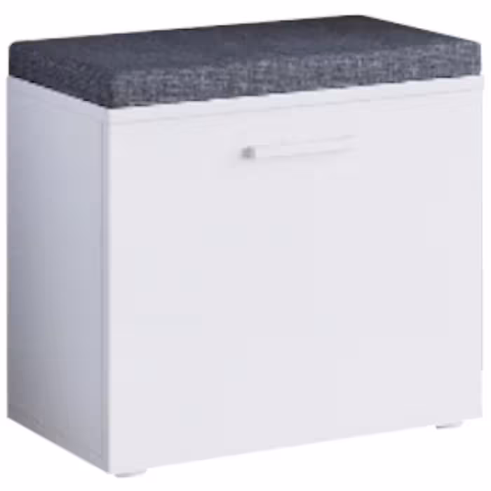 Szafka Na Buty Justus 05 White/ Black Gloss