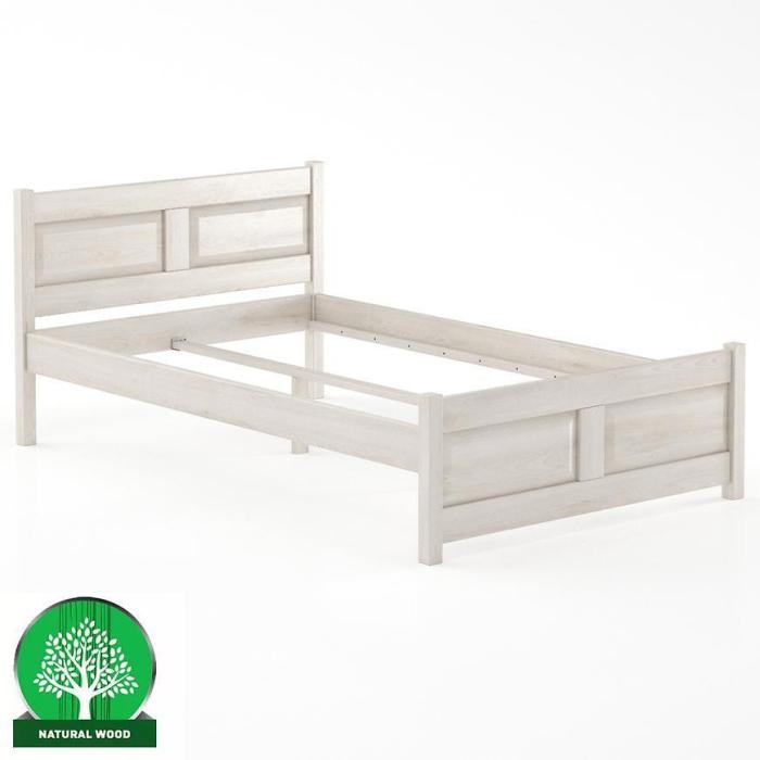 Łóżko Buk LK109–140x200 bielony