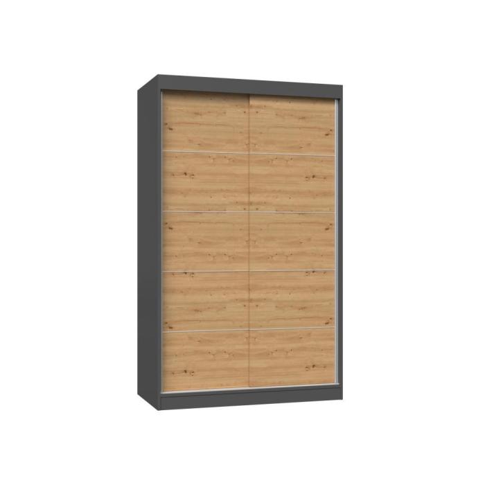 Szafa Sabina S 120 dąb artisan/antracyt