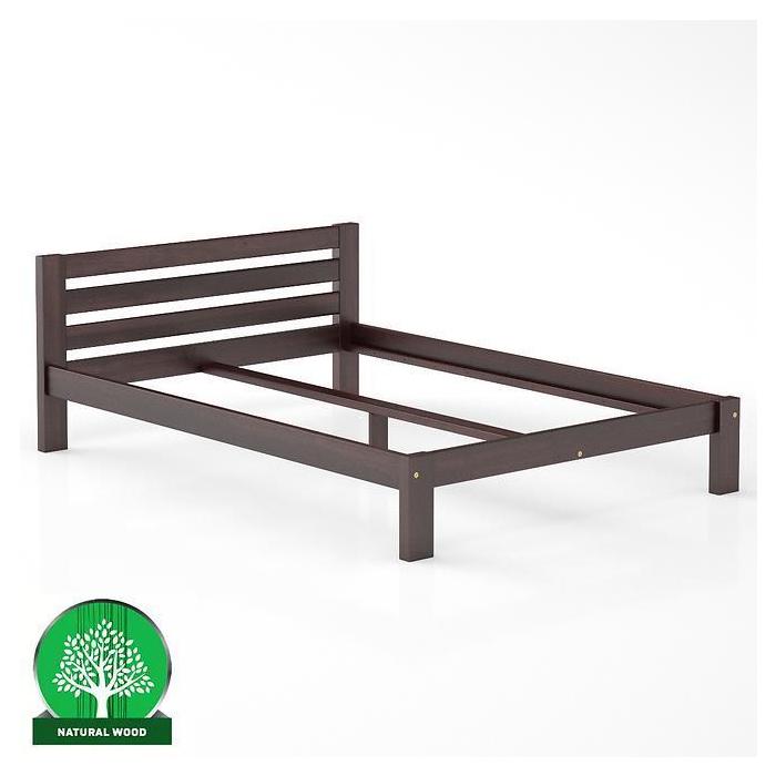 Łóżko Sosna LK105–140x200 orzech