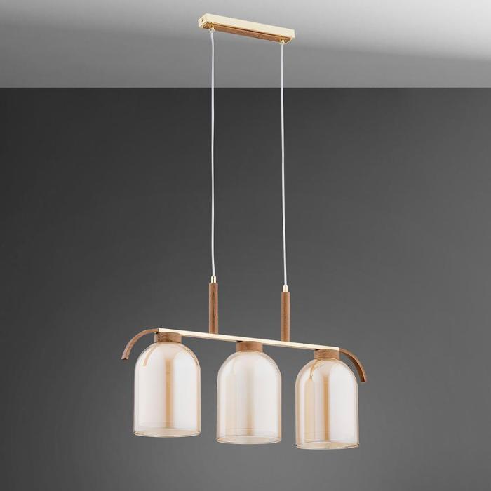 Lampa Aris Wood op. ośw. 3 PŁ 61303 LW3