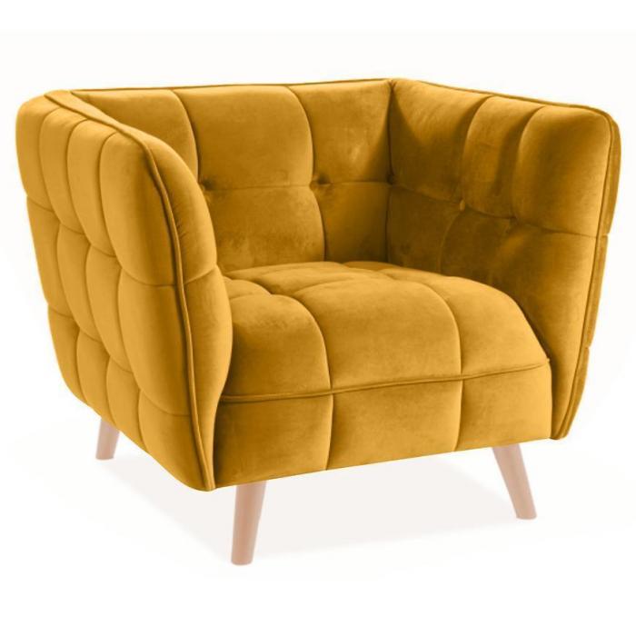 Fotel Dijon Bluvel 68/naturalne