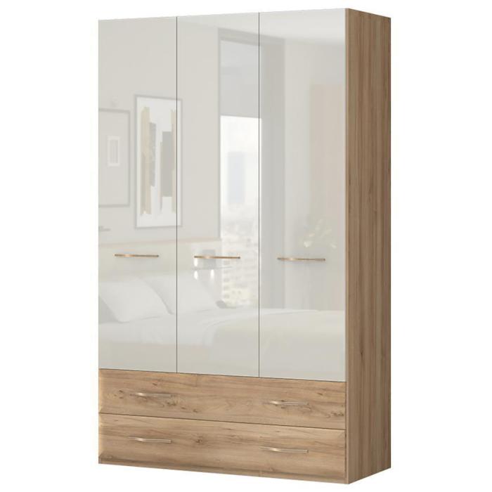 Szafa 3d2s Gala p32/gl pacific walnut/beige