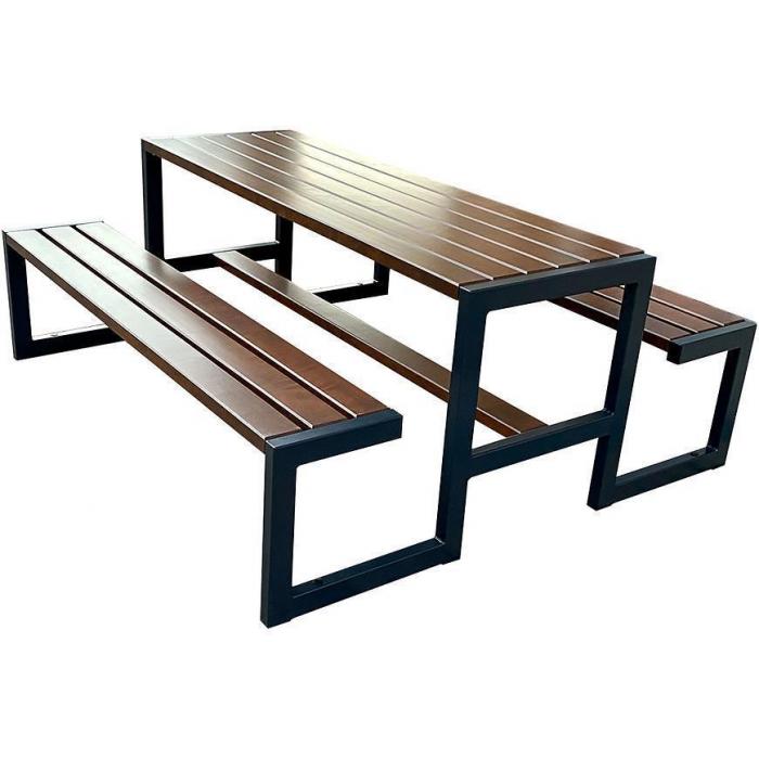 Komplet ogrodowy Picknick Grande orzech