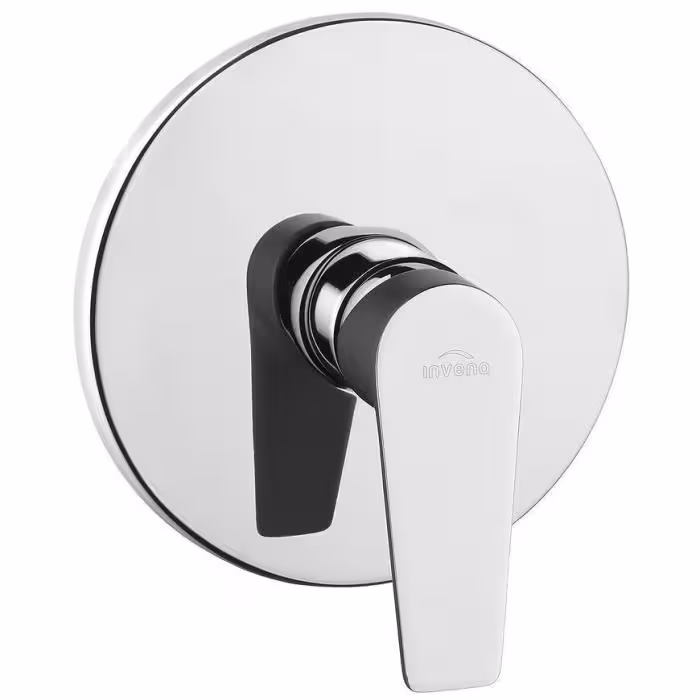 Bateria natryskowa podtynkowa Dokos BP-19-GO1 1F grafit/chrom okrągła