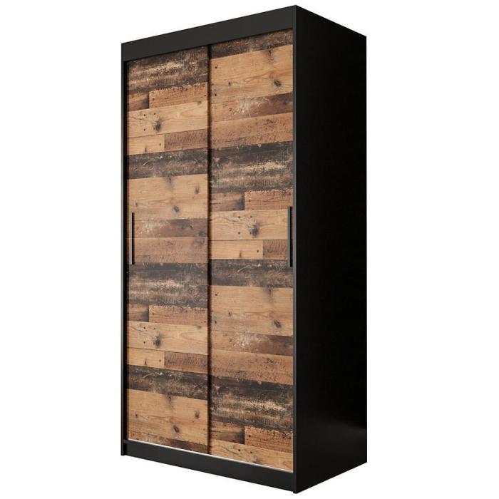 Szafa Old Wood T 100 Czarny/Old Style